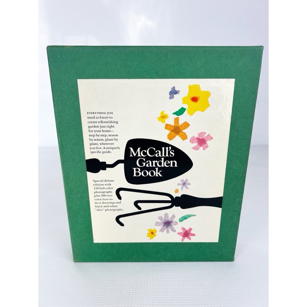 McCall's Garden Book • Vintage 1968 • Simon & Schuster Hardcover + Slipcase